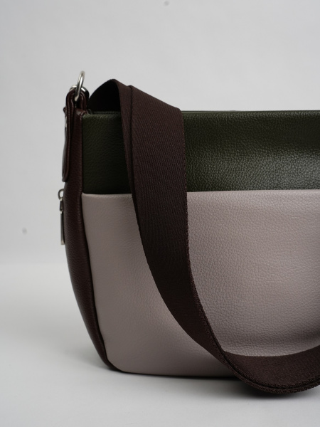 фото 456-37 ремень текст Ремень для сумки Ludor коричневый