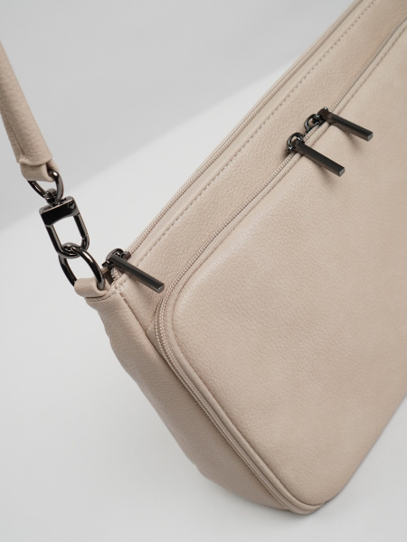 фото 455-43 550261 Сумка кросс-боди женская экокожа Ludor бежевый