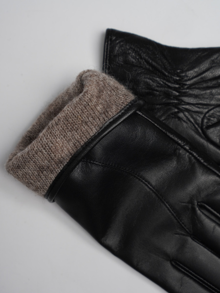 фото 449-08 3555(7,5) Перчатки женские натуральная кожа  черный