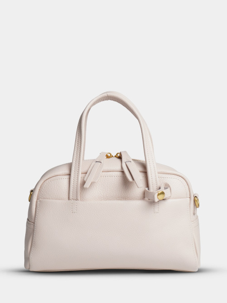 448-89 1879 Сумка доум женская натуральная кожа Ludor молочный