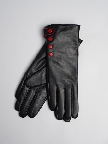 фото 449-20 3572(7,5) Перчатки женские натуральная кожа  черный