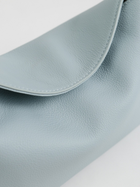 фото 456-62 8836 Сумка кросс-боди женская натуральная кожа Ludor голубой