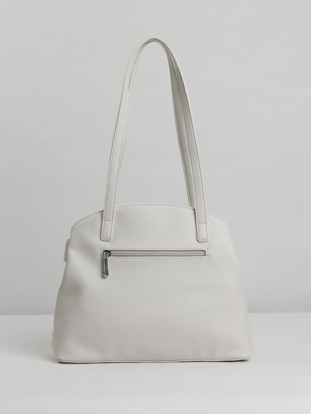 457-01 58426 Сумка тоут женская экокожа Safenta бежевый