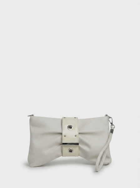 фото 456-96 2131 Клатч женский экокожа Safenta светло-бежевый