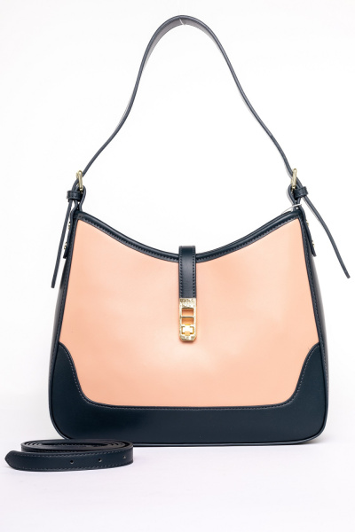 428-57 238 Сумка хобо женская экокожа VERSSE темно-синий