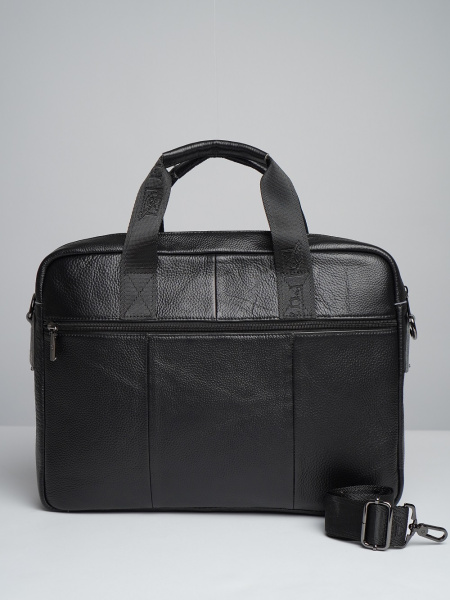 фото 441-70 524L Портфель мужской натуральная кожа Fuzhiniao черный