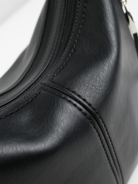 455-89 550177 Сумка хобо женская экокожа Ludor черный