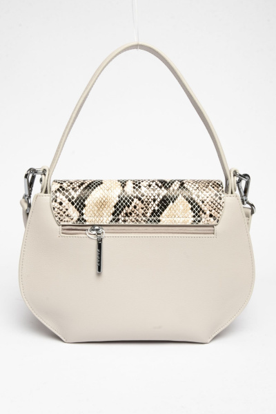 фото 422-93 Y1690-1 Сумка кросс-боди женская натуральная кожа Ludor светло-серый