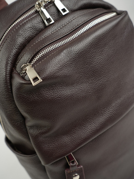 фото 454-66 699 Рюкзак женский натуральная кожа Ludor темно-коричневый