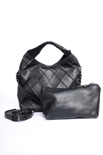 438-56 АА012311072Н Сумка кросс-боди женская экокожа Chrisbella черный фото 438-56 АА012311072Н Сумка кросс-боди женская экокожа Chrisbella черный