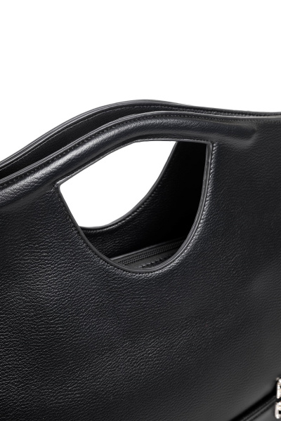 444-06 58168 Сумка тоут женская экокожа Safenta черный