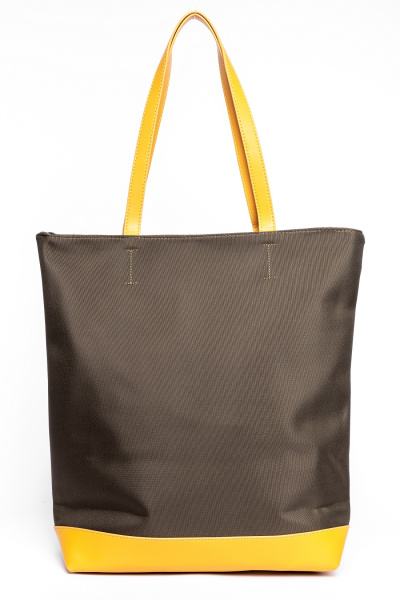 фото 434-66 2079-1 Сумка шоппер женская текстиль Ludor хаки