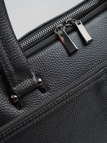 фото 453-78 1124-6 Портфель мужской натуральная кожа DE-GOSA черный