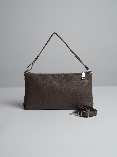 фото 451-93 9020 Клатч женский натуральная кожа Ludor темно-бежевый