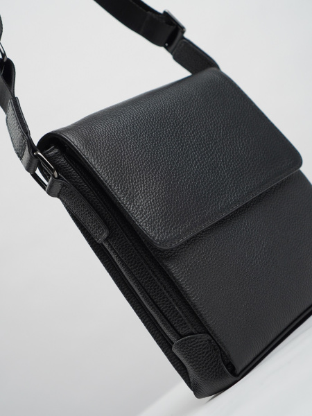 фото 453-75 1170-3 Сумка кросс-боди мужская натуральная кожа DE-GOSA черный