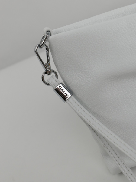 фото 456-95 2131 Клатч женский экокожа Safenta белый