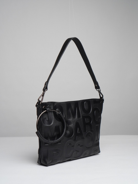 фото 446-68 8119 Сумка кросс-боди женская натуральная кожа Ludor черный