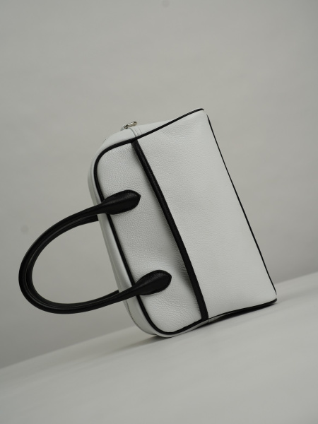 454-63 83681 Сумка тоут женская натуральная кожа Ludor белый