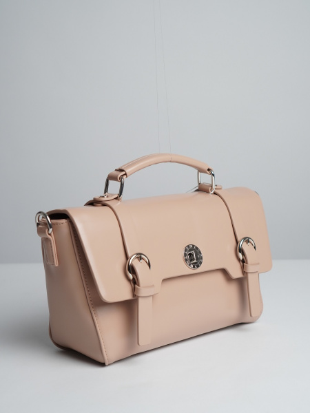 447-92 550130-1 Сумка стракчэд женская экокожа Ludor бежевый