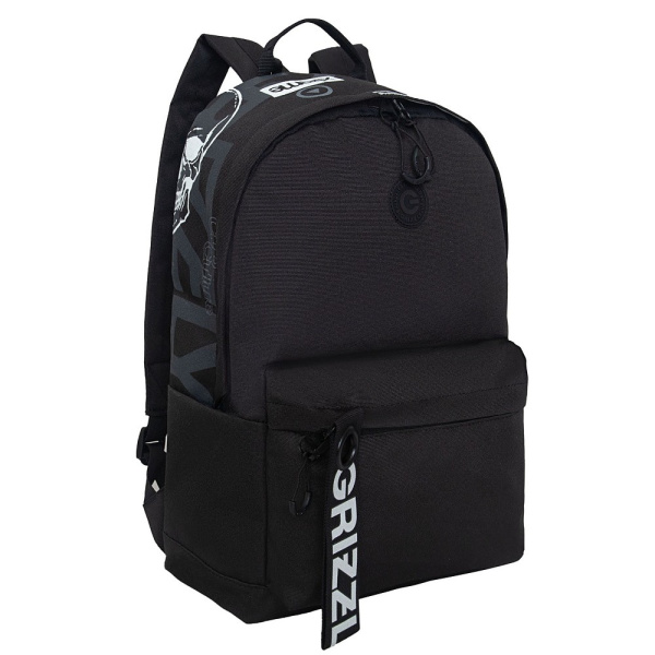 фото 454-06 RQL-417-1 Рюкзак городской мужской Grizzly черный