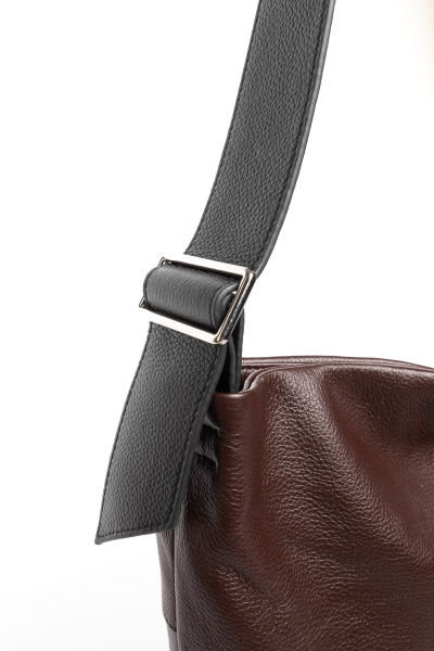 фото 441-94 12381 Сумка шоппер женская натуральная кожа Ludor темно-коричневый