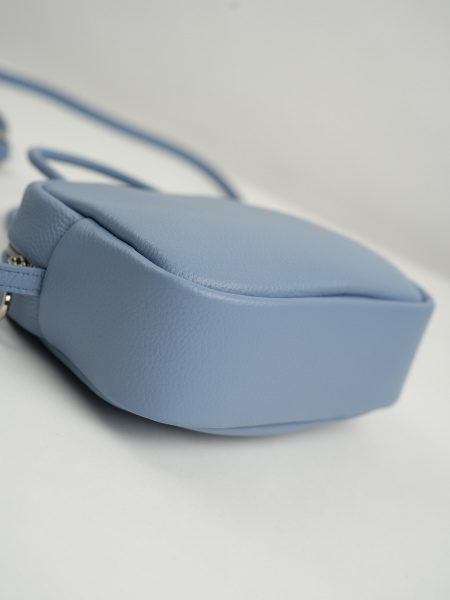 фото 454-61 80207 Сумка кросс-боди женская натуральная кожа Ludor голубой