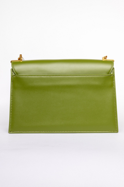428-63 10509 Сумка стракчэд женская экокожа VERSSE зеленый