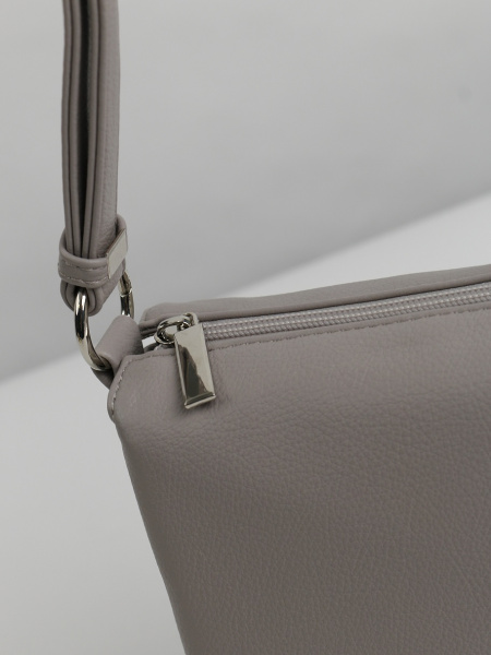 фото 455-91 550207 Сумка кросс-боди женская экокожа Ludor светло-серый