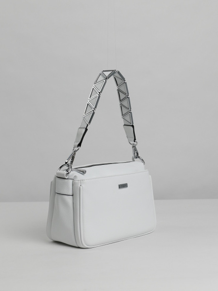 фото 456-93 28214 Сумка кросс-боди женская экокожа Safenta белый