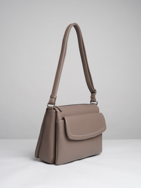 фото 451-52 550255 Сумка кросс-боди женская экокожа Ludor бежевый