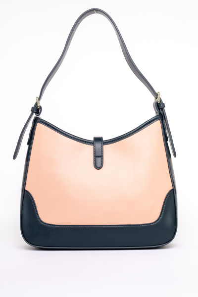 428-57 238 Сумка хобо женская экокожа VERSSE темно-синий