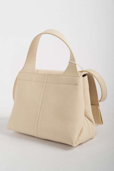 фото 402-27 9885 Сумка кросс-боди женская натуральная кожа Ludor светло-бежевый