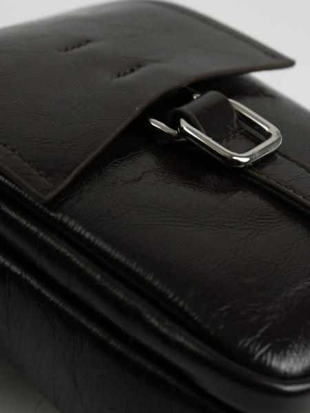 фото 454-74 788масло Сумка кросс-боди женская натуральная кожа Ludor темно-коричневый