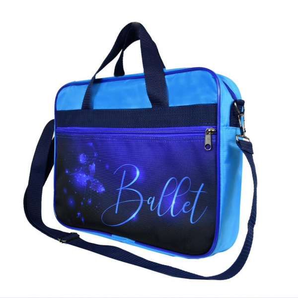 фото 406-47 338.0374 Школьная папка с ручками Luris синий