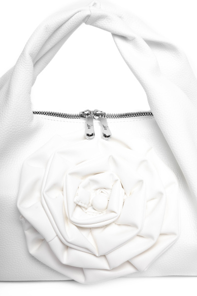 443-80 5151-2 Сумка хобо женская экокожа Safenta белый