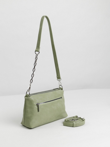 фото 456-16 550275 Сумка кросс-боди женская экокожа Ludor светло-зеленый