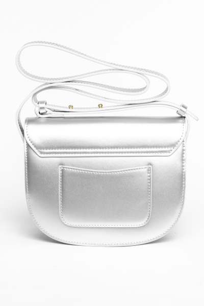 фото 431-30 10-025 Сумка кросс-боди женская натуральная кожа Ludor серебристый