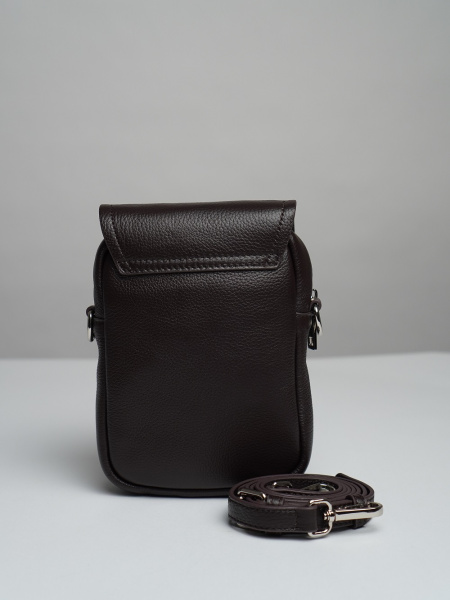 фото 450-74 788 Сумка кросс-боди женская натуральная кожа Ludor темно-коричневый