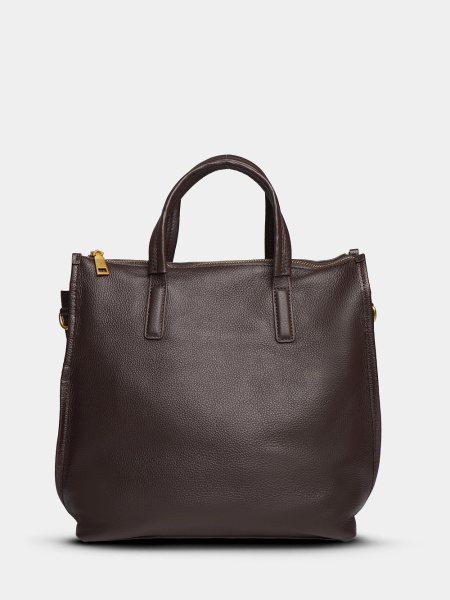 453-21 7008 Сумка тоут женская натуральная кожа Ludor темно-коричневый 453-21 7008 Сумка тоут женская натуральная кожа Ludor темно-коричневый