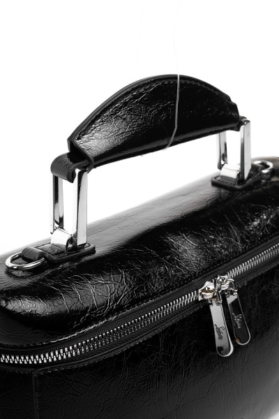 444-10 28164 Сумка стракчэд женская экокожа Safenta черный