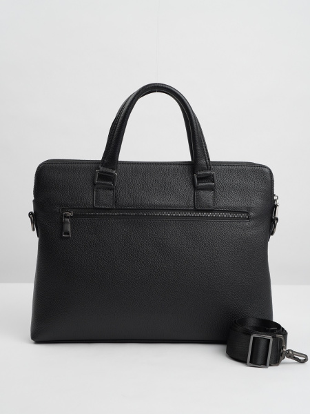 фото 453-70 2622A18-3 Портфель мужской натуральная кожа DE-GOSA черный