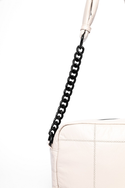 фото 437-61 28076 Сумка кросс-боди женская экокожа Safenta молочный