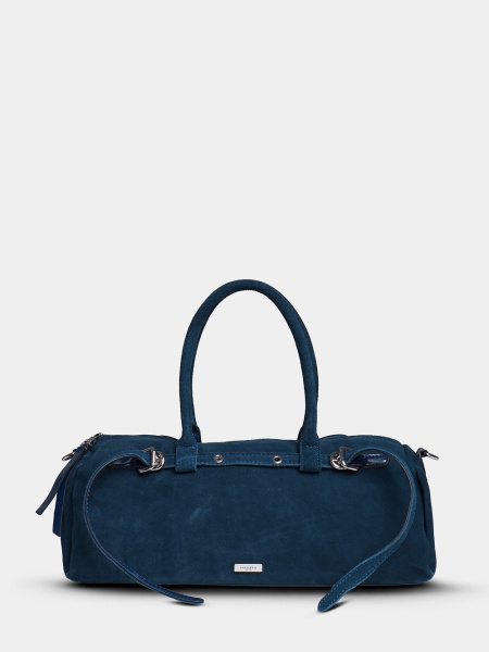 452-57 98420 Сумка доум женская натуральная замша Safenta бирюза