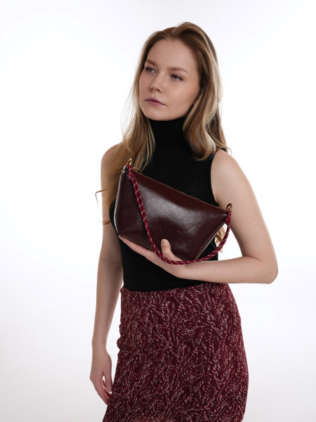 фото 454-22 550242 Сумка кросс-боди женская экокожа Ludor светло-серый