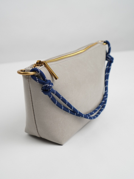 фото 454-22 550242 Сумка кросс-боди женская экокожа Ludor светло-серый