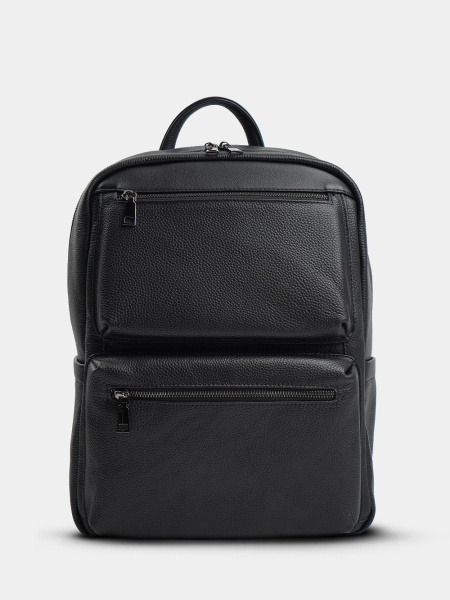 фото 453-80 131419-118 Рюкзак мужской натуральная кожа DE-GOSA черный