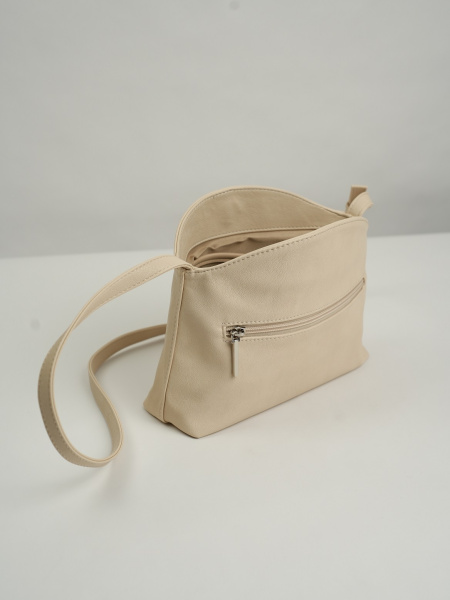 фото 455-56 550278 Сумка кросс-боди женская экокожа Ludor бежевый