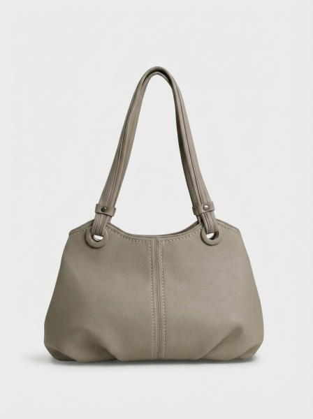 456-29 550230 Сумка доум женская экокожа Ludor бежевый