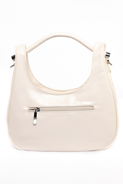 442-65 5186 Сумка хобо женская экокожа Safenta молочный