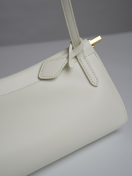 фото 450-35 8078 Сумка кросс-боди женская натуральная кожа Ludor молочный